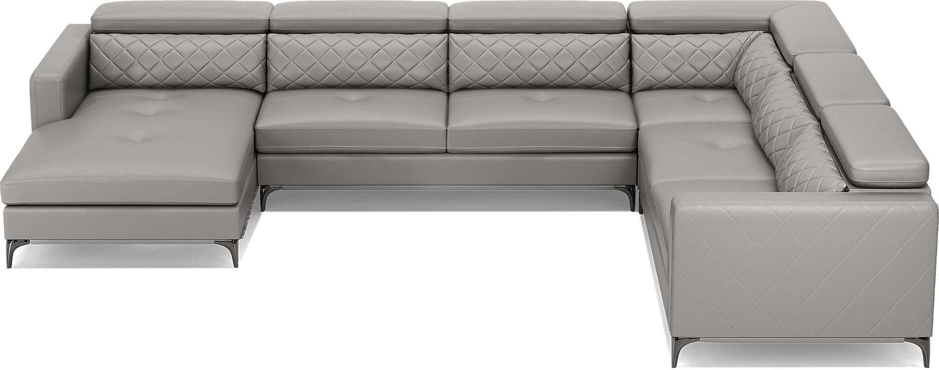 Via Sorrento Platinum 4 Pc Sectional - Image 5