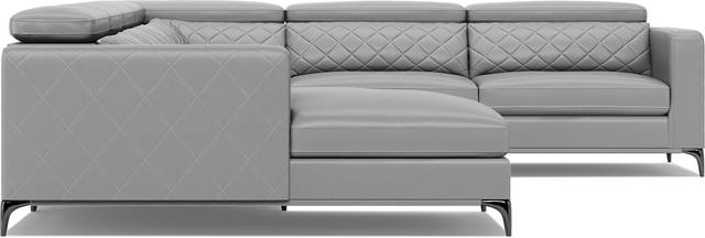 Via Sorrento Platinum 5 Pc Sectional Living Room - Thumbnail - Image 6