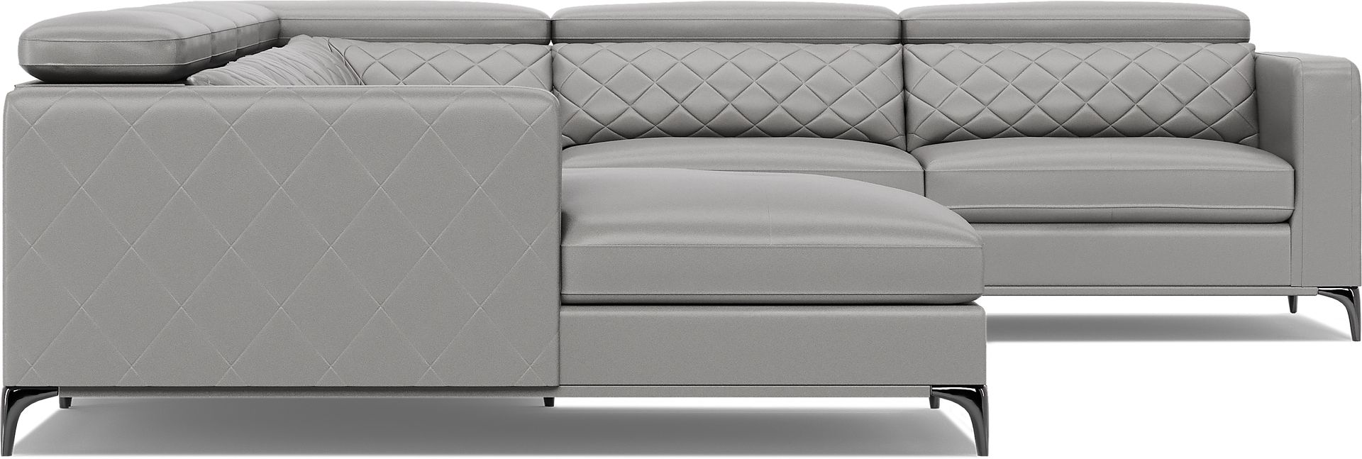 Via Sorrento Platinum 4 Pc Sectional - Image 6
