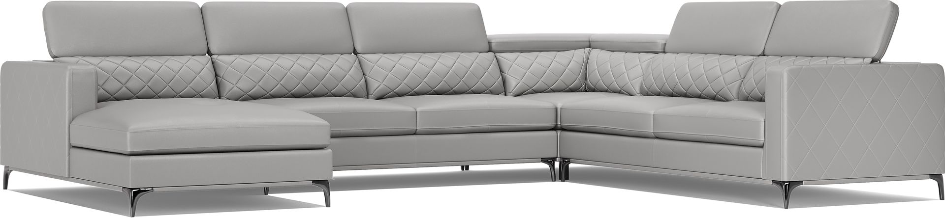 Via Sorrento Platinum 4 Pc Sectional - Image 7