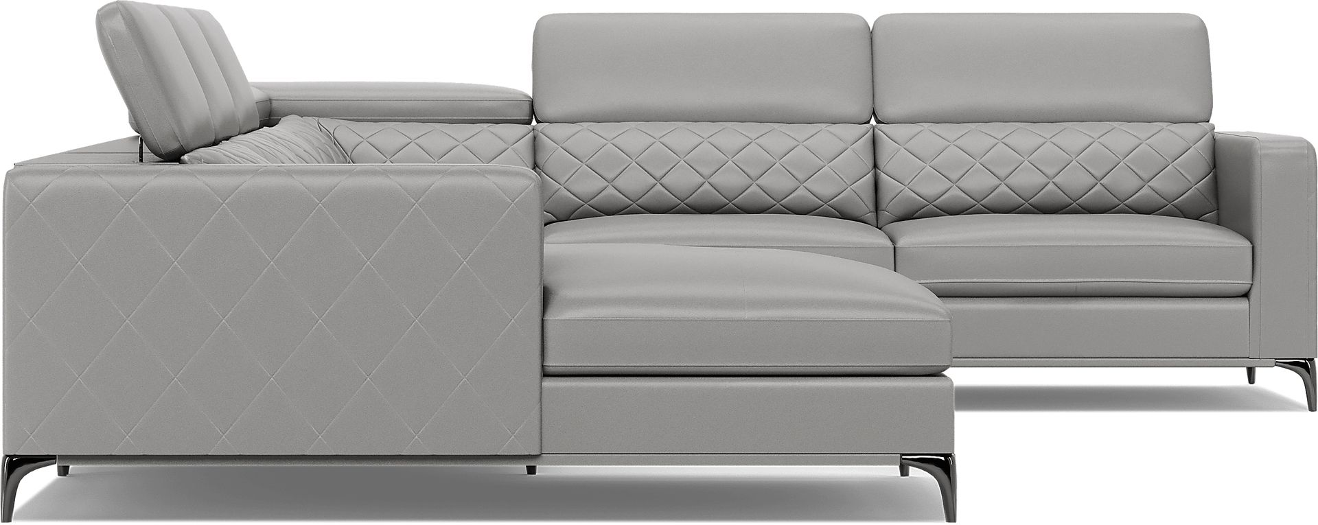 Via Sorrento Platinum 4 Pc Sectional - Image 8