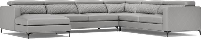 Via Sorrento Platinum 4 Pc Sectional - Thumbnail - Image 1