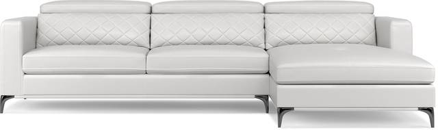 Via Sorrento White 2 Pc Sectional - Thumbnail - Image 3