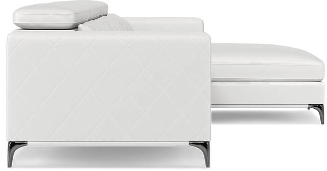 Via Sorrento White 2 Pc Sectional - Thumbnail - Image 4