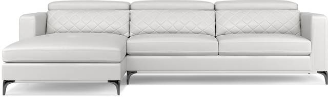 Via Sorrento White 2 Pc Sectional - Thumbnail - Image 3