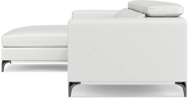 Via Sorrento White 2 Pc Sectional - Thumbnail - Image 4