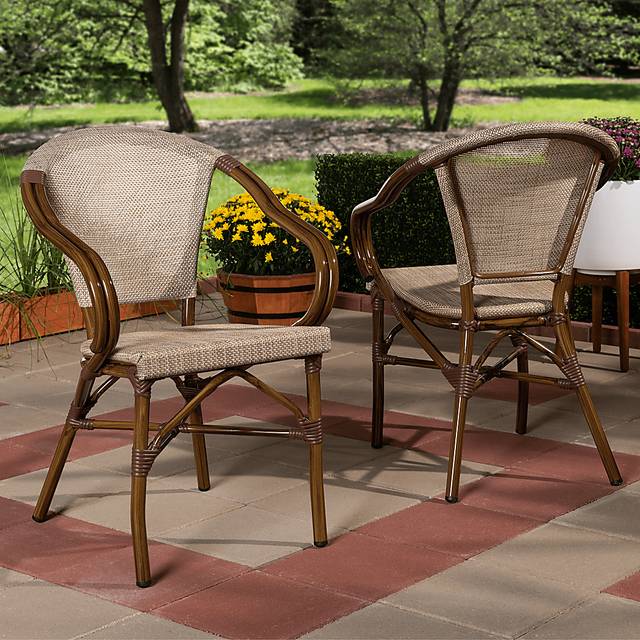Viados Beige Dining Chair, Set of 2 - Thumbnail - Image 2