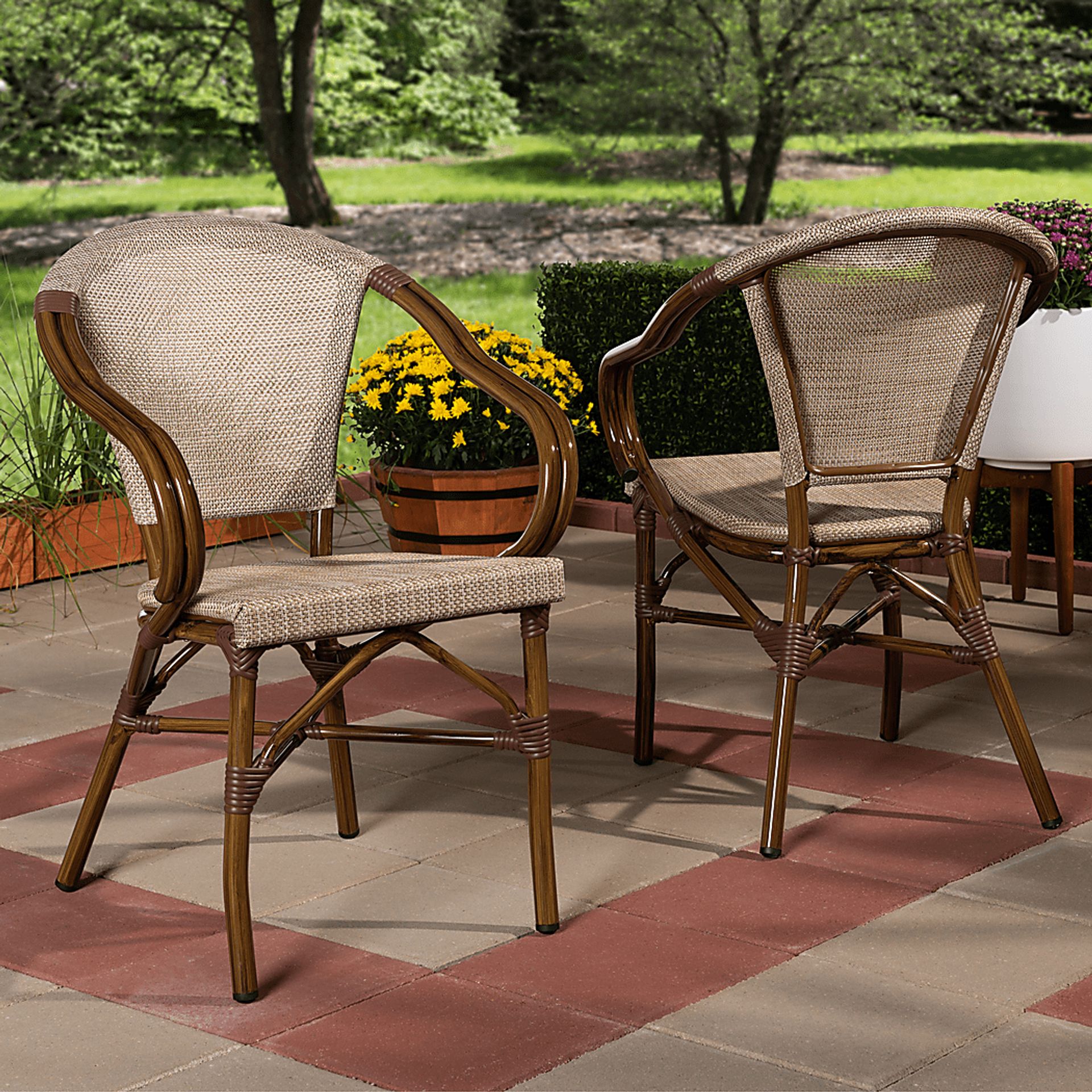 Viados Beige Dining Chair, Set of 2 - Image 2