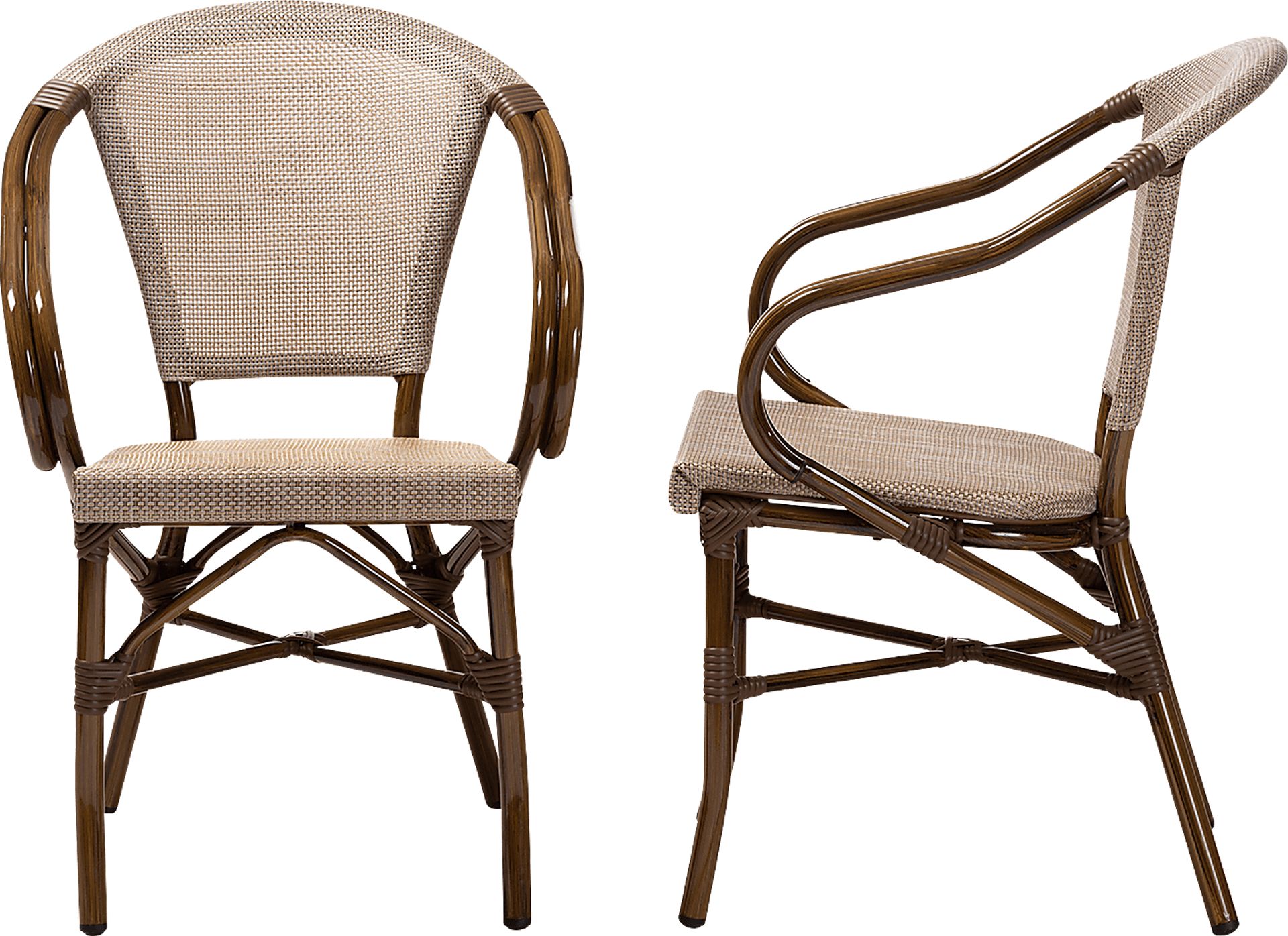 Viados Beige Dining Chair, Set of 2 - Image 3