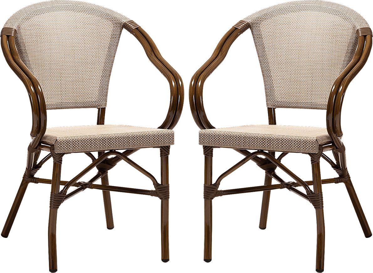 Viados Beige Dining Chair, Set of 2