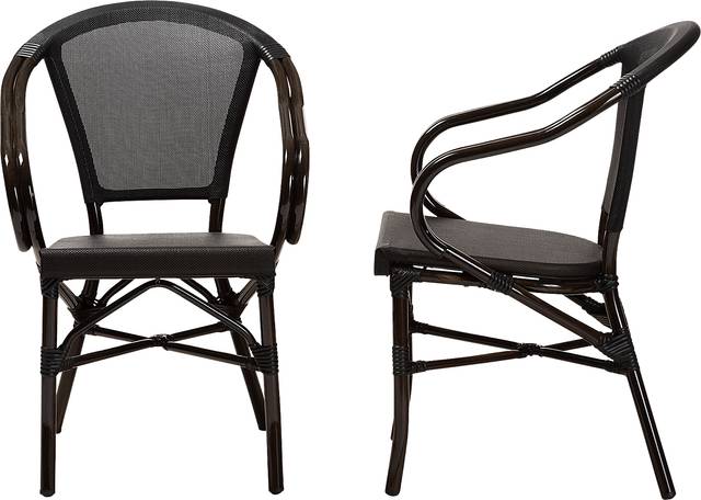 Viados Black Dining Chair, Set of 2 - Thumbnail - Image 3