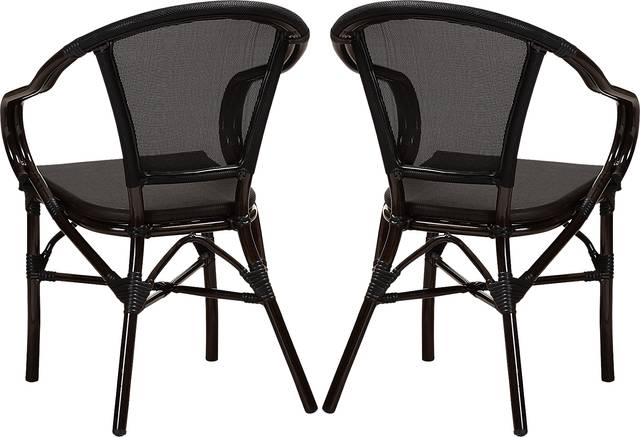 Viados Black Dining Chair, Set of 2 - Thumbnail - Image 5