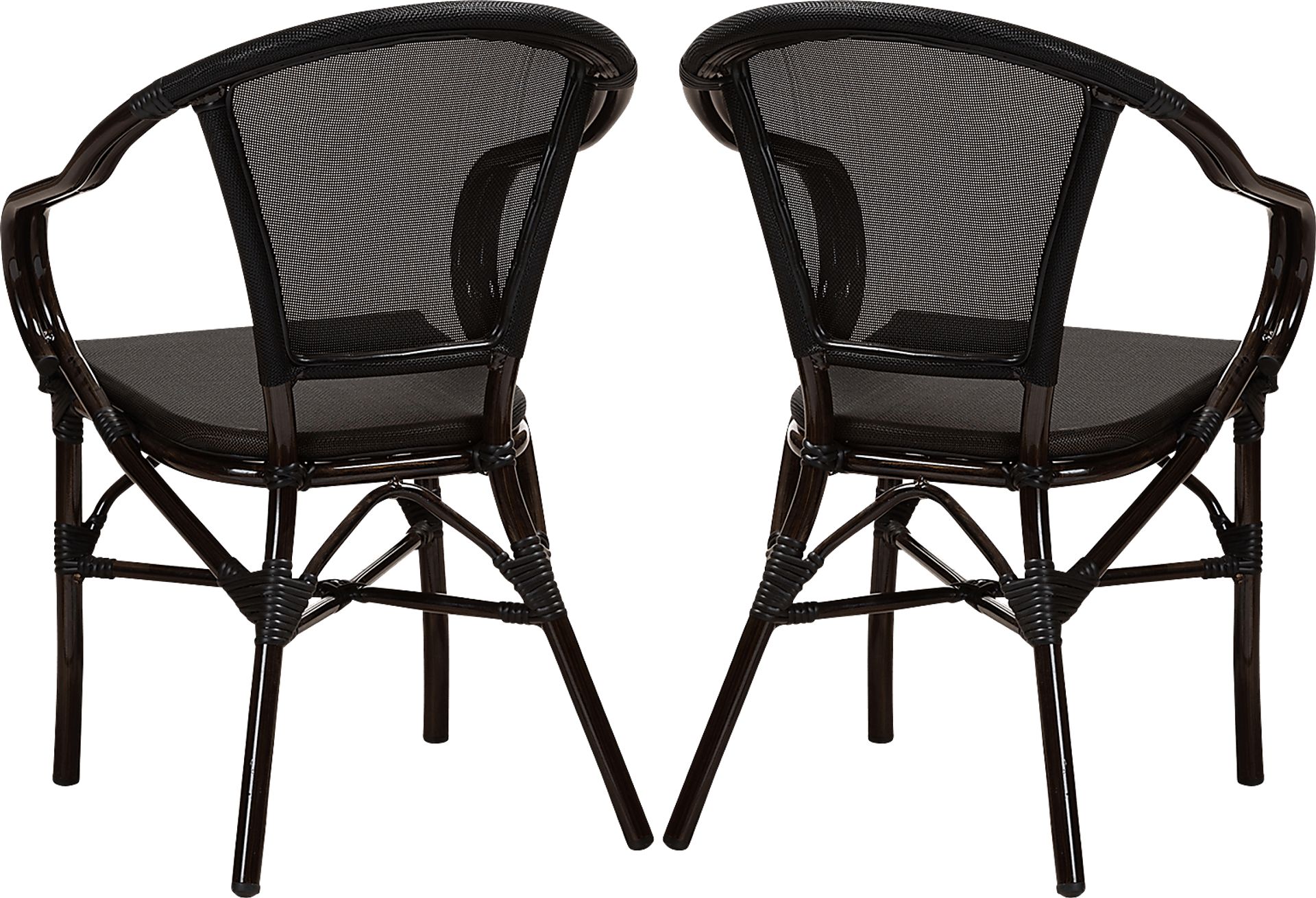 Viados Black Dining Chair, Set of 2 - Image 5