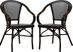 Viados Black Dining Chair, Set of 2