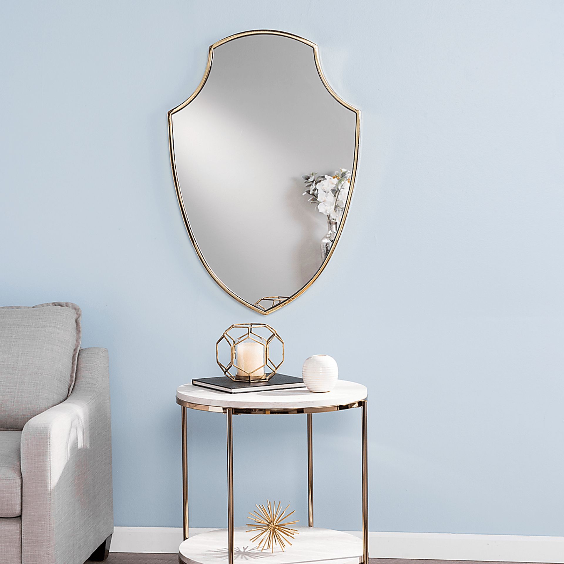 Viaduct Brass Mirror - Image 2