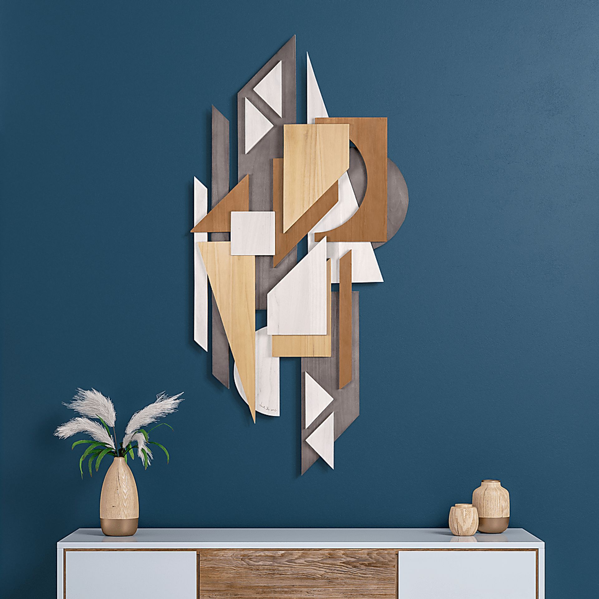 Viasa Beige Wall Decor, Set of 2 - Image 3