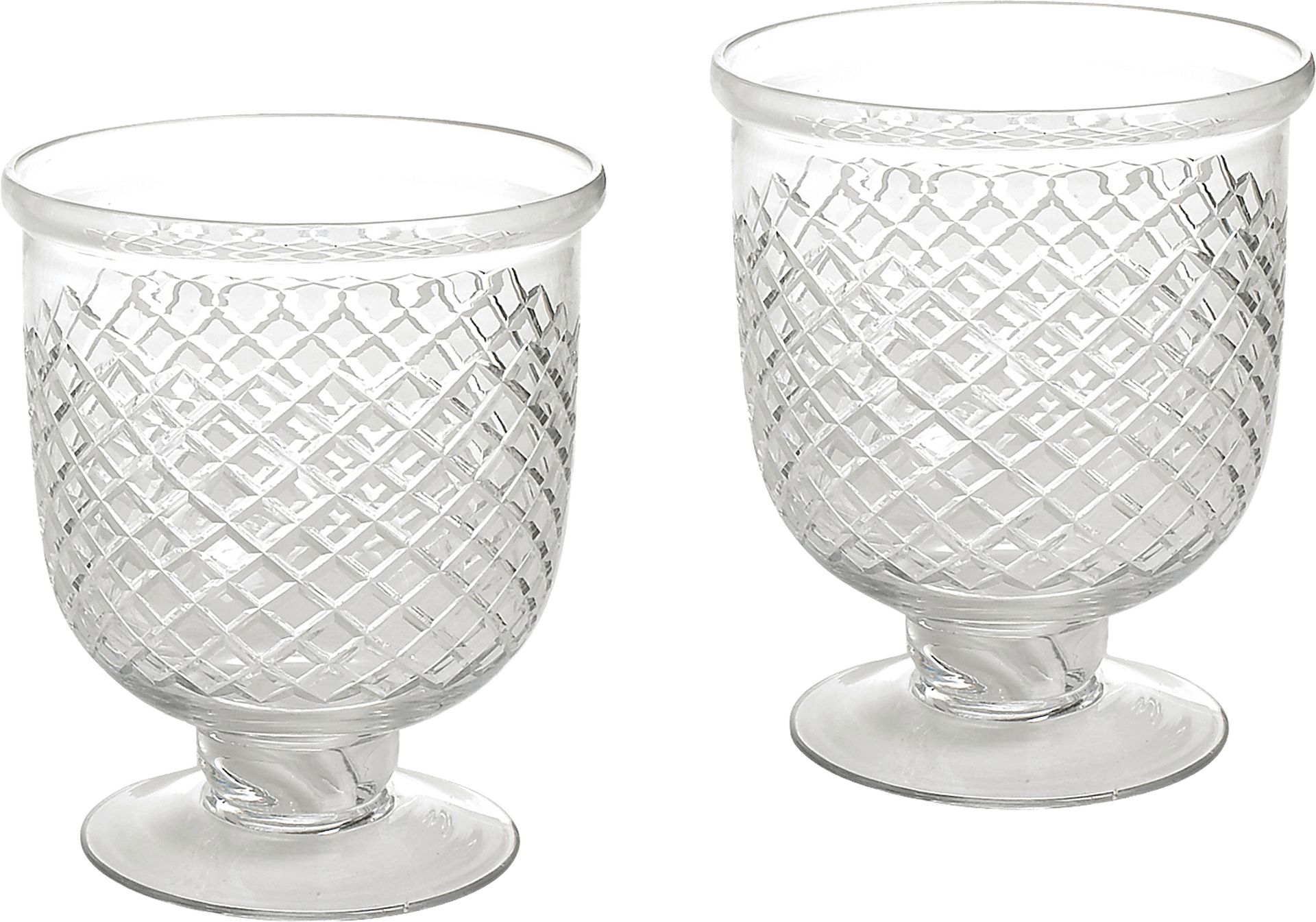 Vicdale Clear Candle Holder, Set of 2 - Image 1