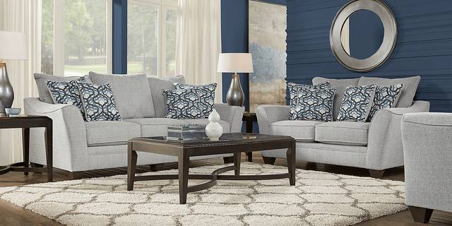 Victoria Park Dove 3 Pc Living Room - Thumbnail - Image 1