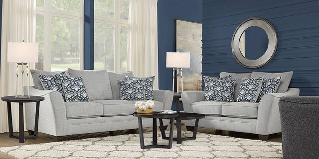 Victoria Park Dove 5 Pc Living Room - Thumbnail - Image 1
