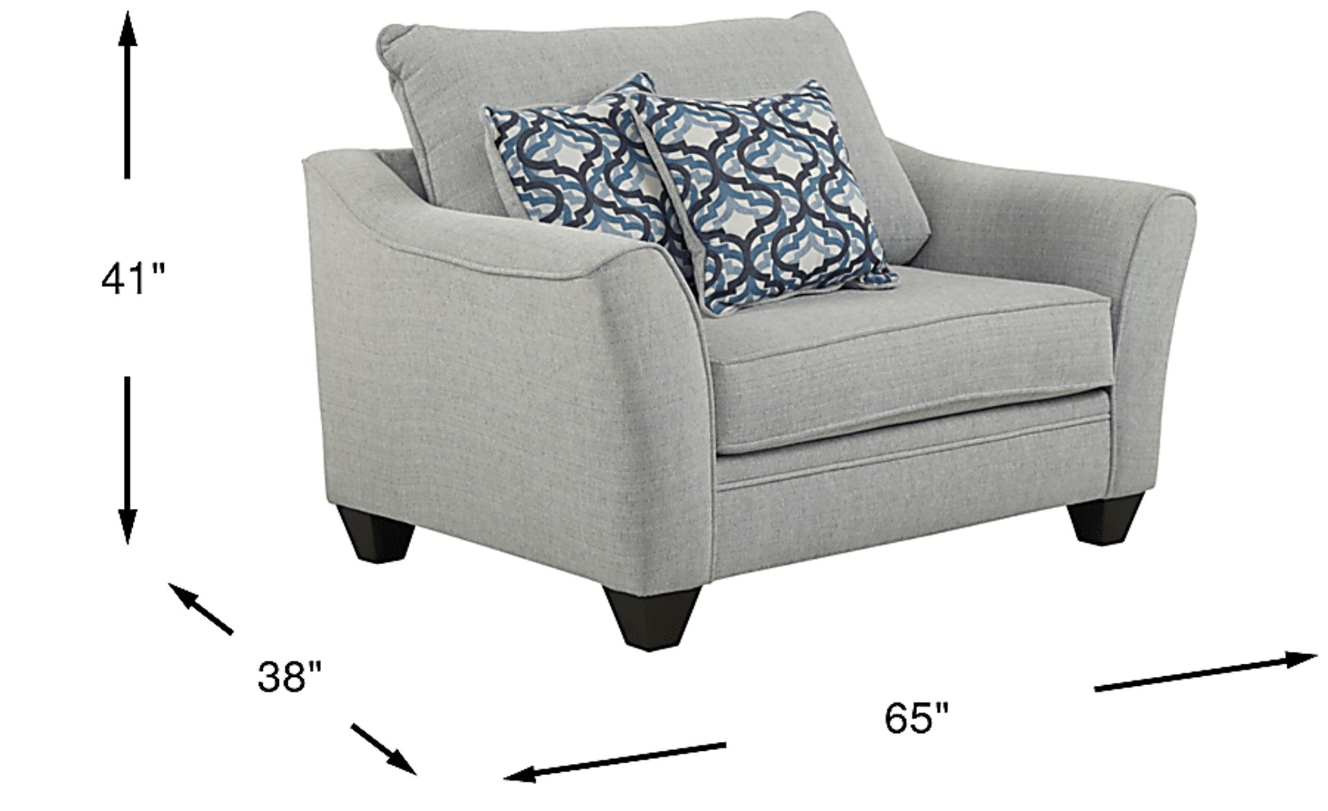 Dimension Image. Please refer to the Dimension Tab on this page for dimension details.