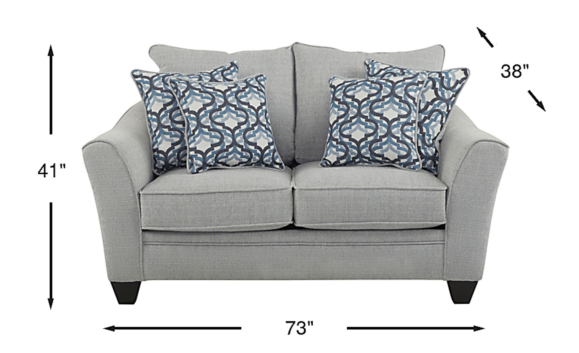 Dimension Image. Please refer to the Dimension Tab on this page for dimension details.