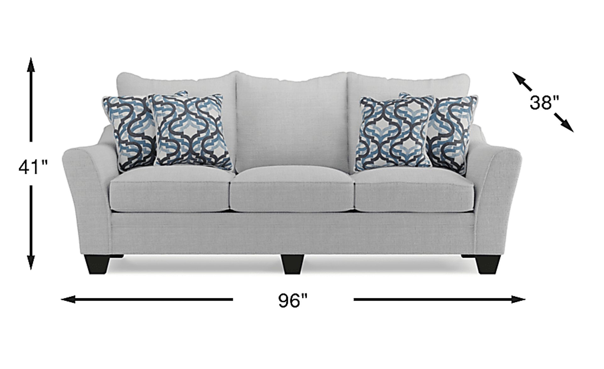 Dimension Image. Please refer to the Dimension Tab on this page for dimension details.