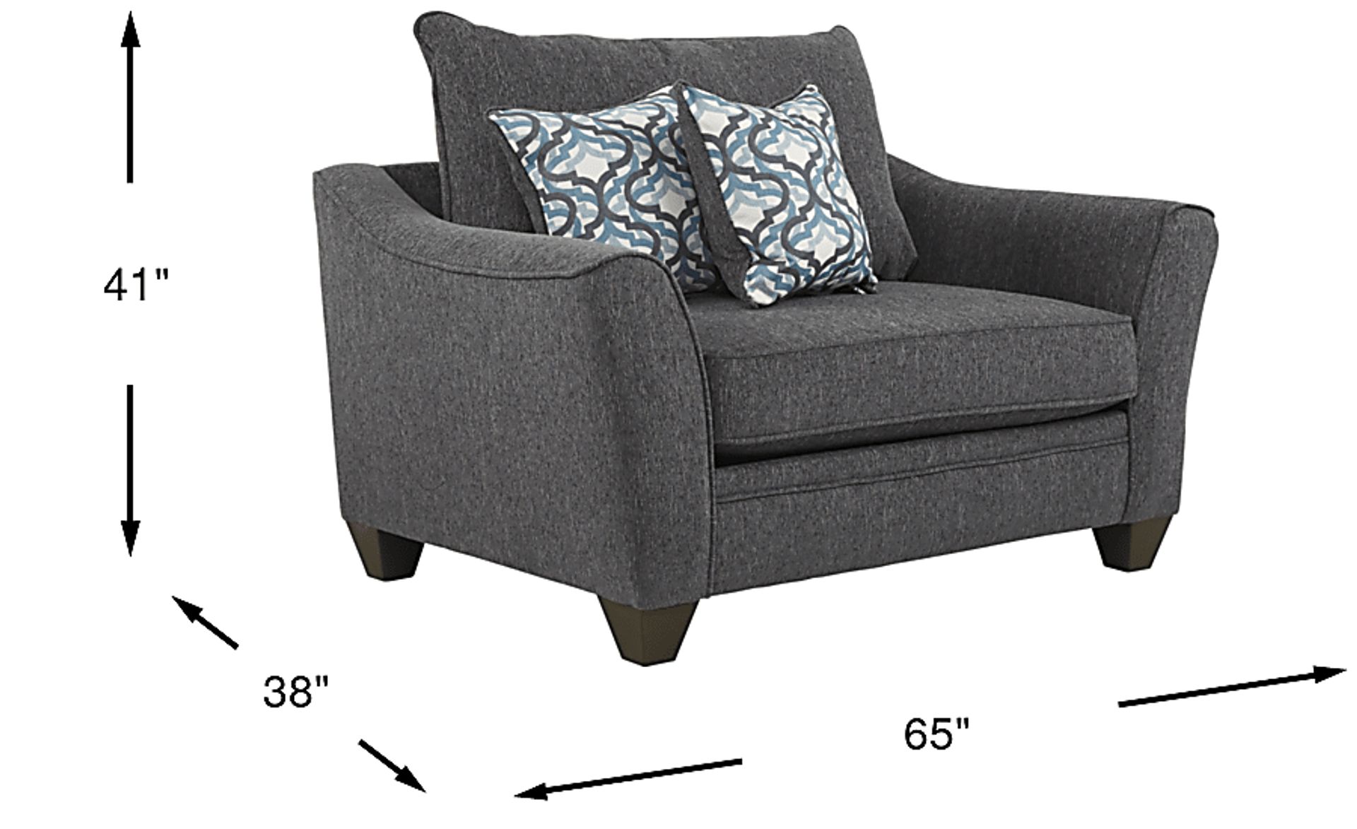 Dimension Image. Please refer to the Dimension Tab on this page for dimension details.