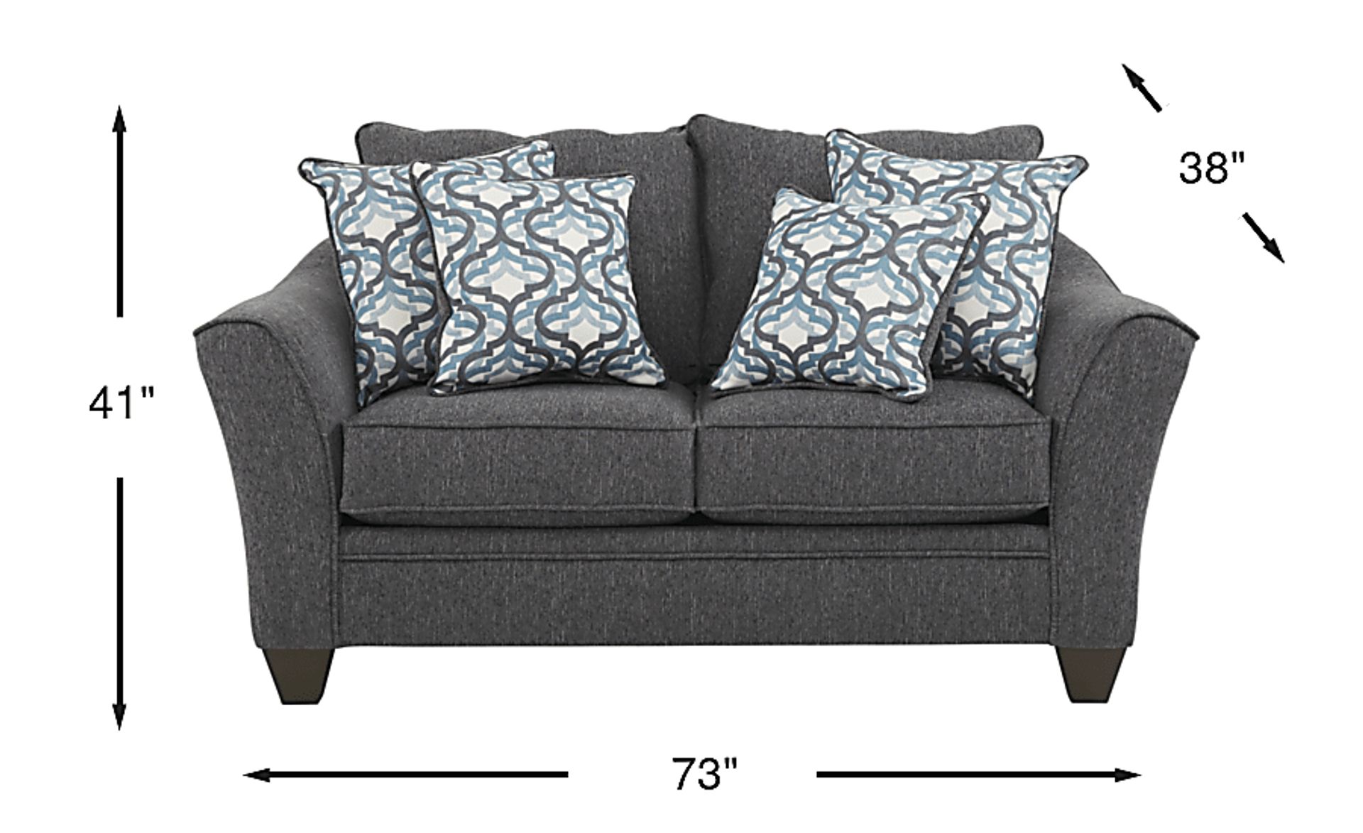 Dimension Image. Please refer to the Dimension Tab on this page for dimension details.