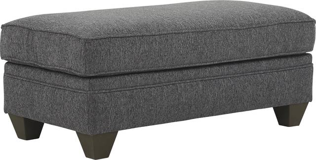 Victoria Park Gunmetal Ottoman - Thumbnail - Image 1