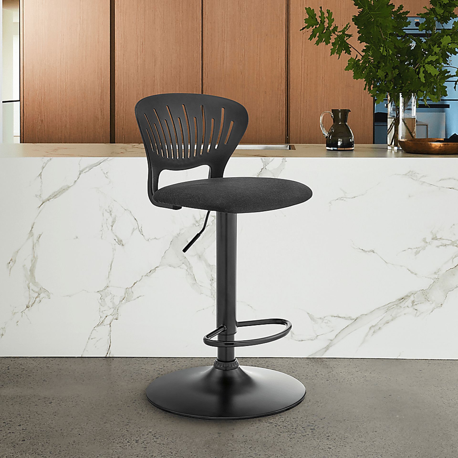 Victorlee Black Barstool - Image 7