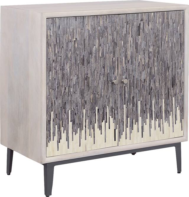 Vidal White 2 Door Credenza - Thumbnail - Image 3