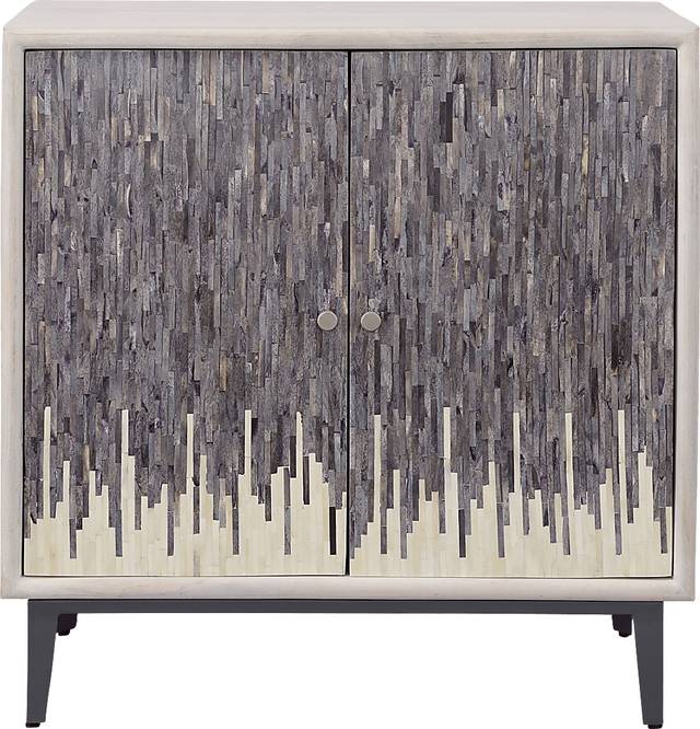 Vidal White 2 Door Credenza - Thumbnail - Image 1