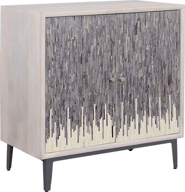 Vidal White 2 Door Credenza