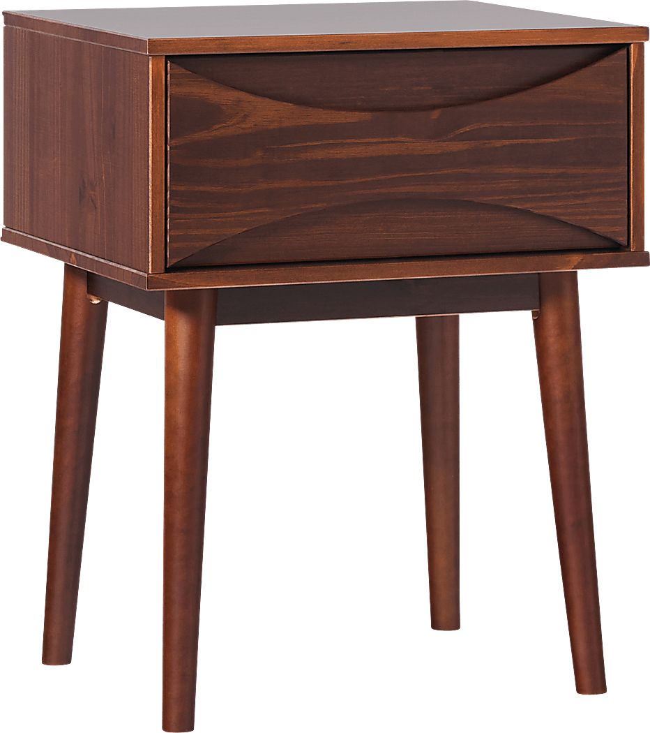 Vidaulan Walnut Nightstand