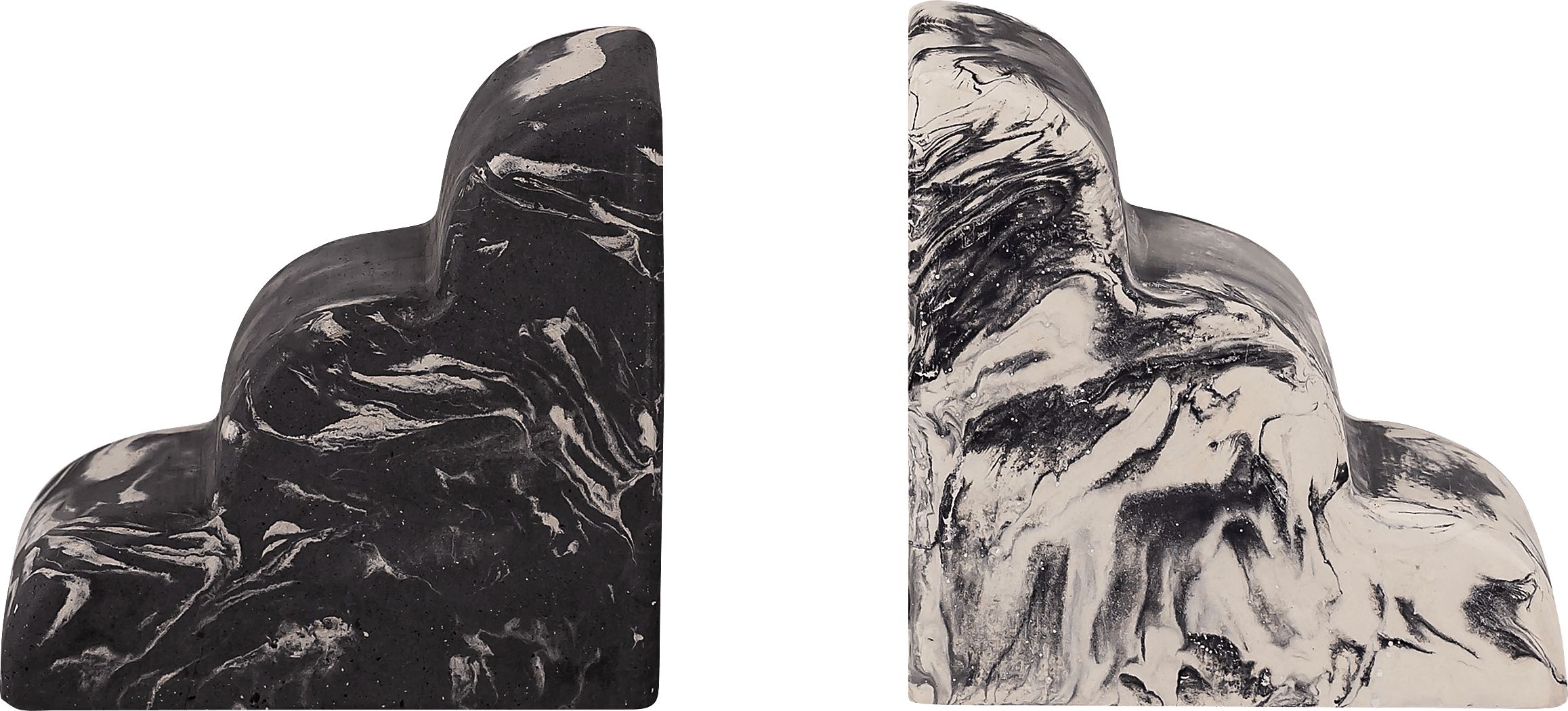 Viella Gray Bookends, Set of 2