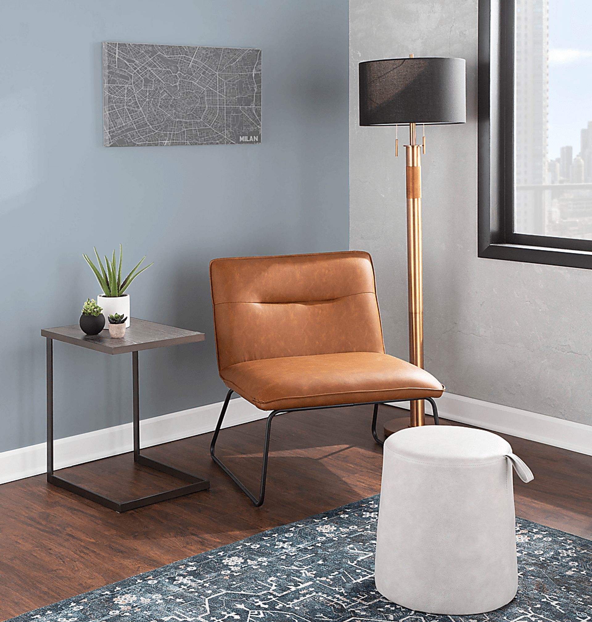 Vienna Lane Brass Floor Lamp - Image 5