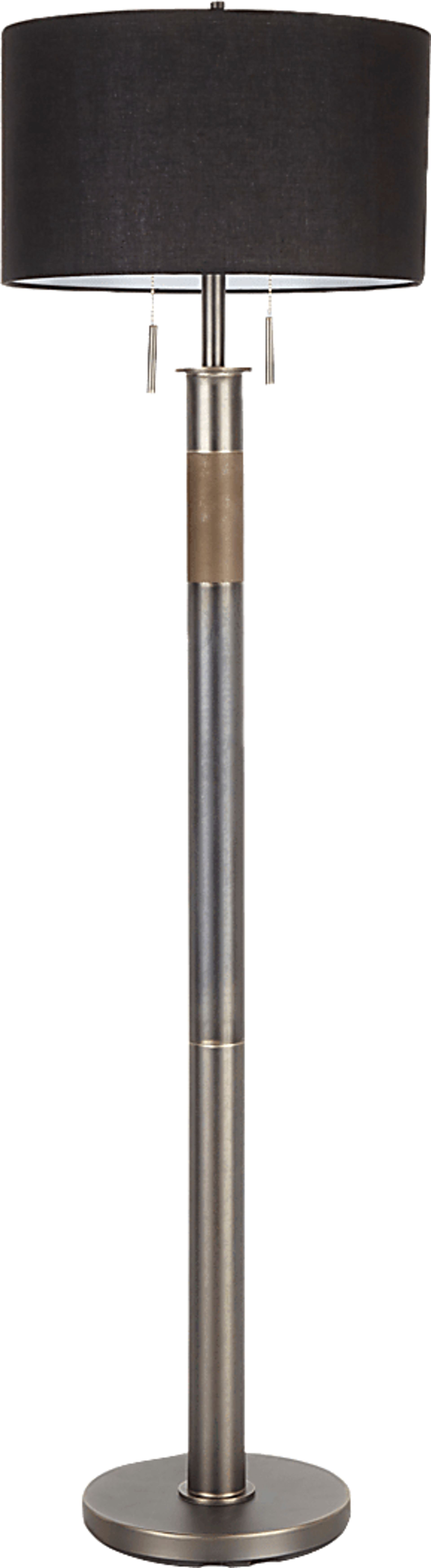 Vienna Lane Gunmetal Floor Lamp - Image 1