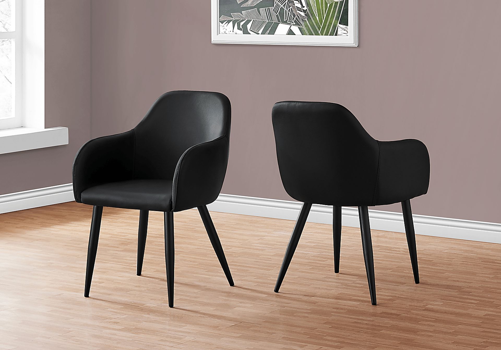 Vietor Black Arm Chair - Image 2