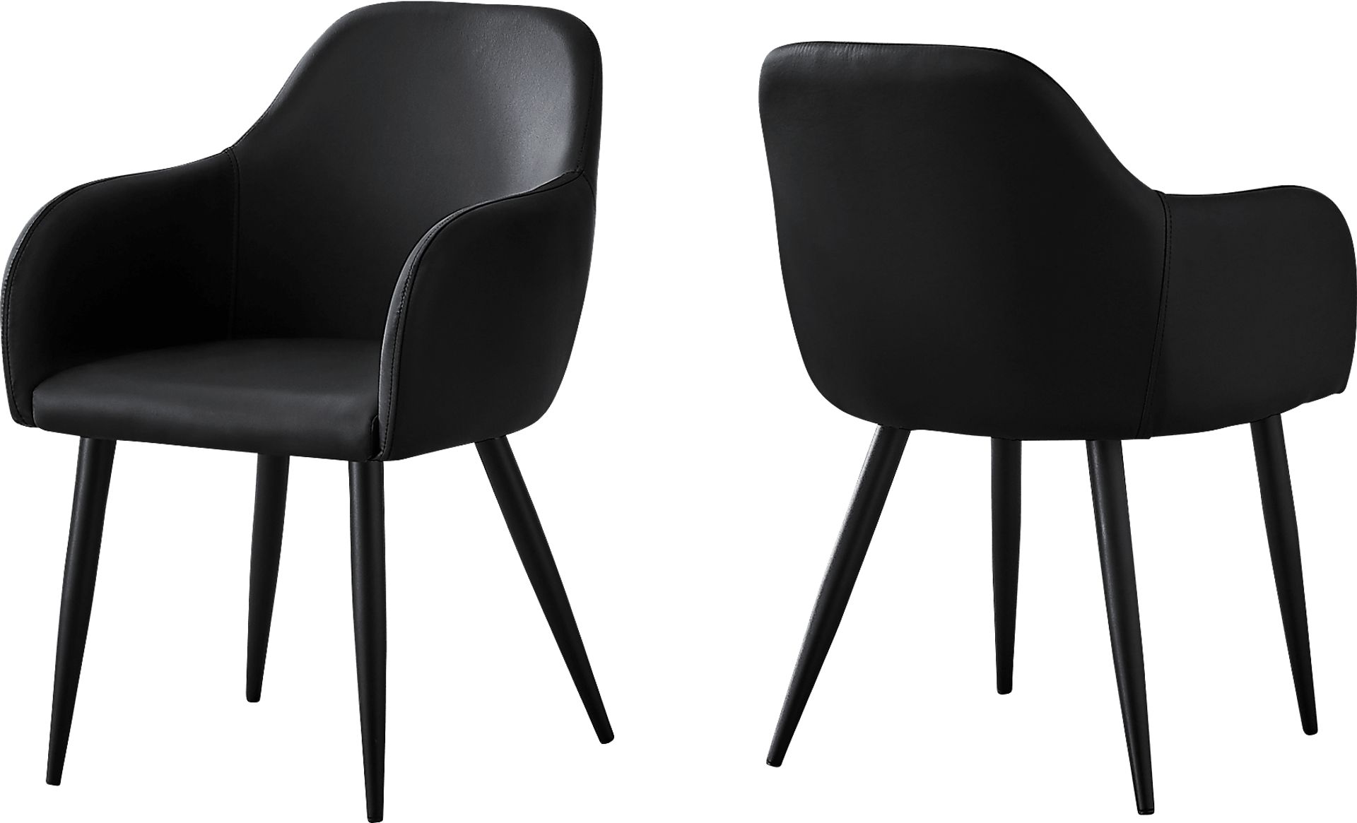 Vietor Black Arm Chair - Image 1