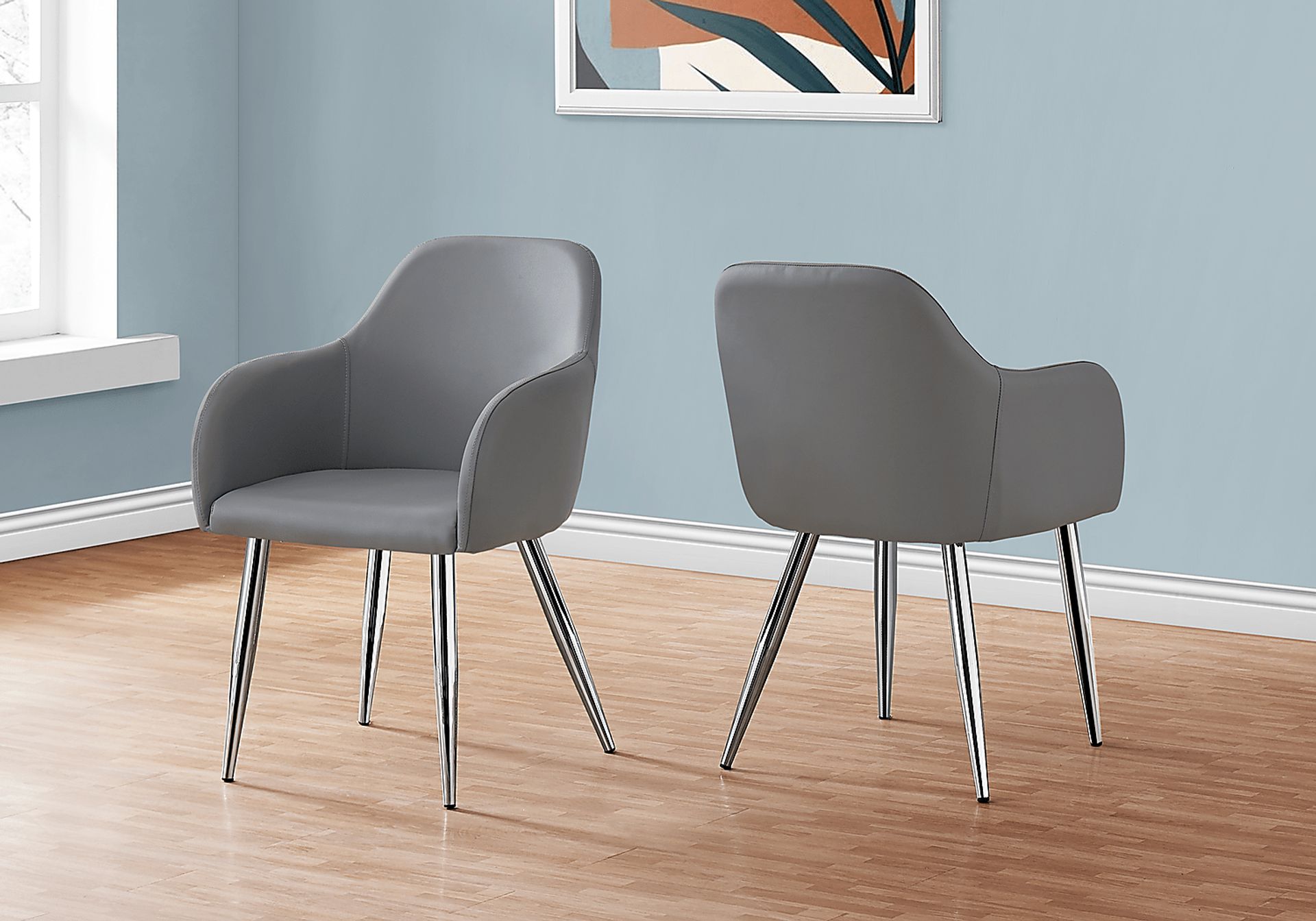 Vietor Gray Arm Chair - Image 2