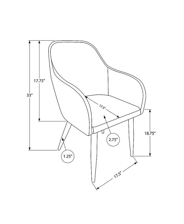 Vietor Gray Arm Chair - Thumbnail - Image 4