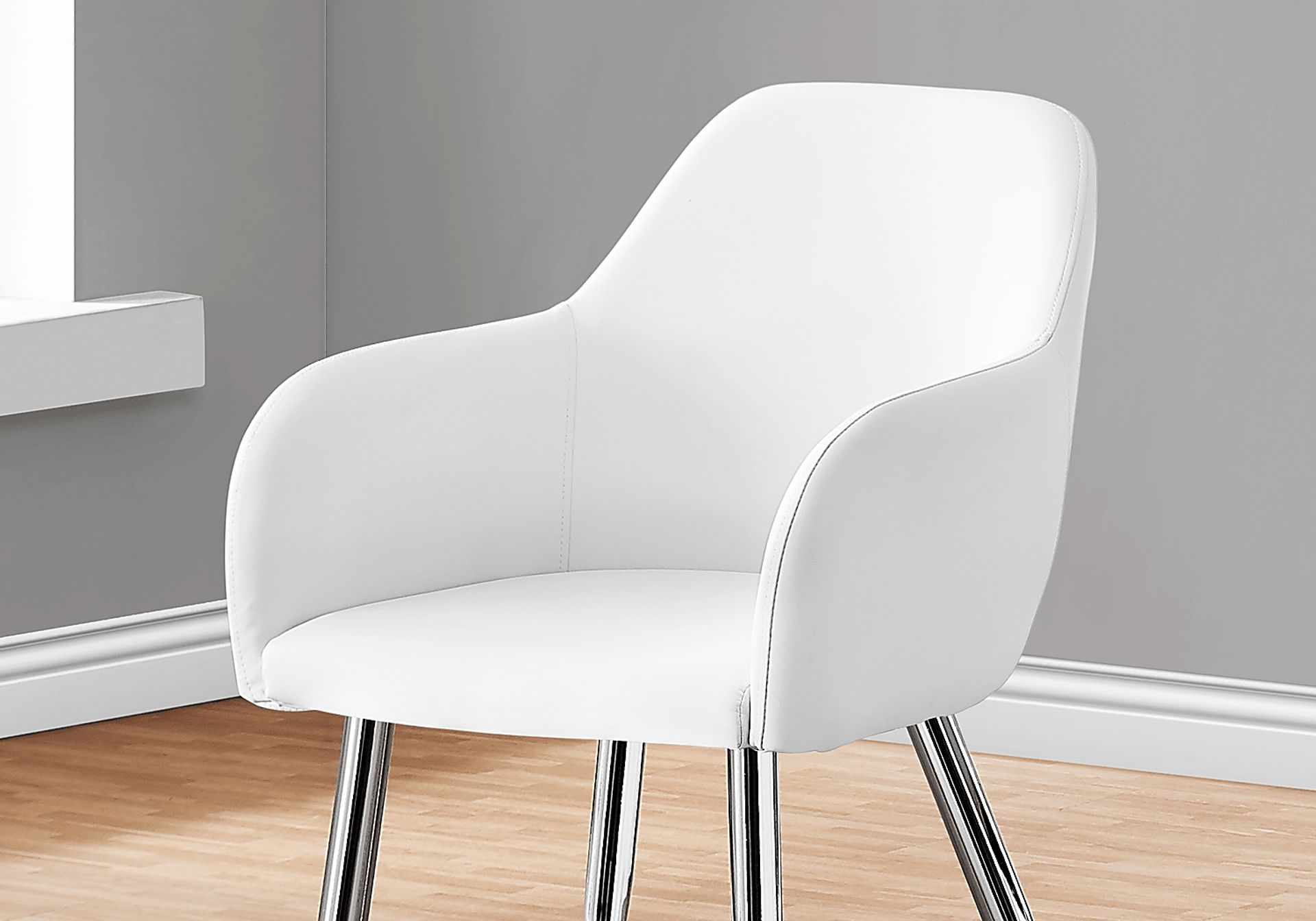 Vietor White Arm Chair - Image 3