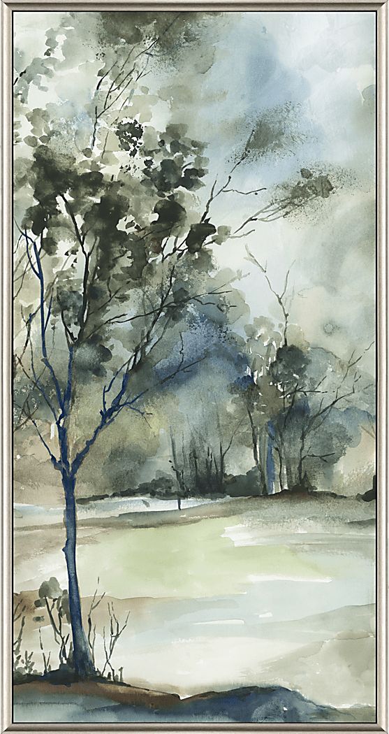 View Forest Grove I Gray Framed Artwork