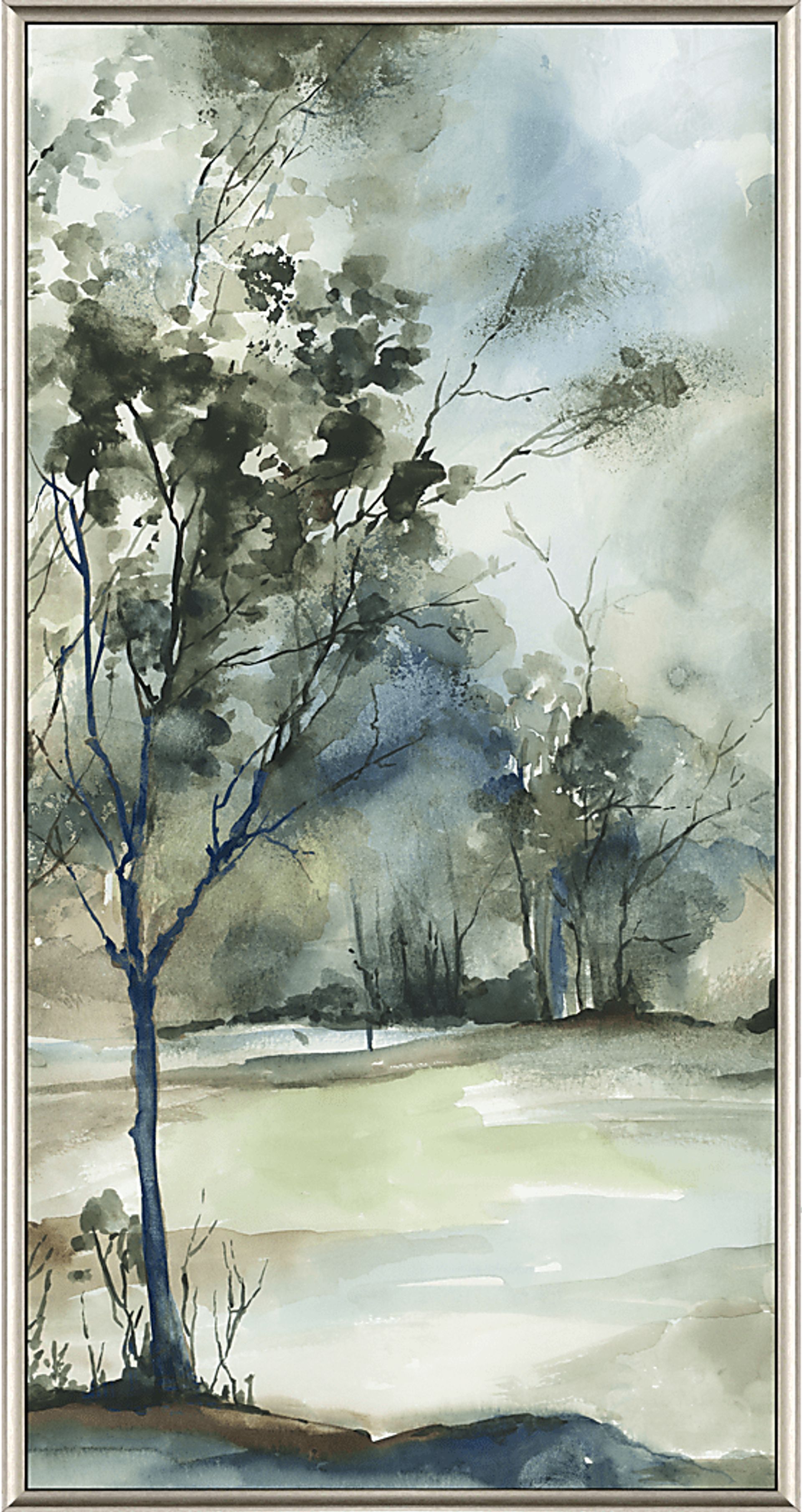 View Forest Grove I Gray Framed Artwork - Image 1