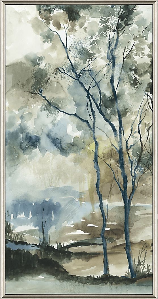 View Forest Grove II Gray Framed Artwork