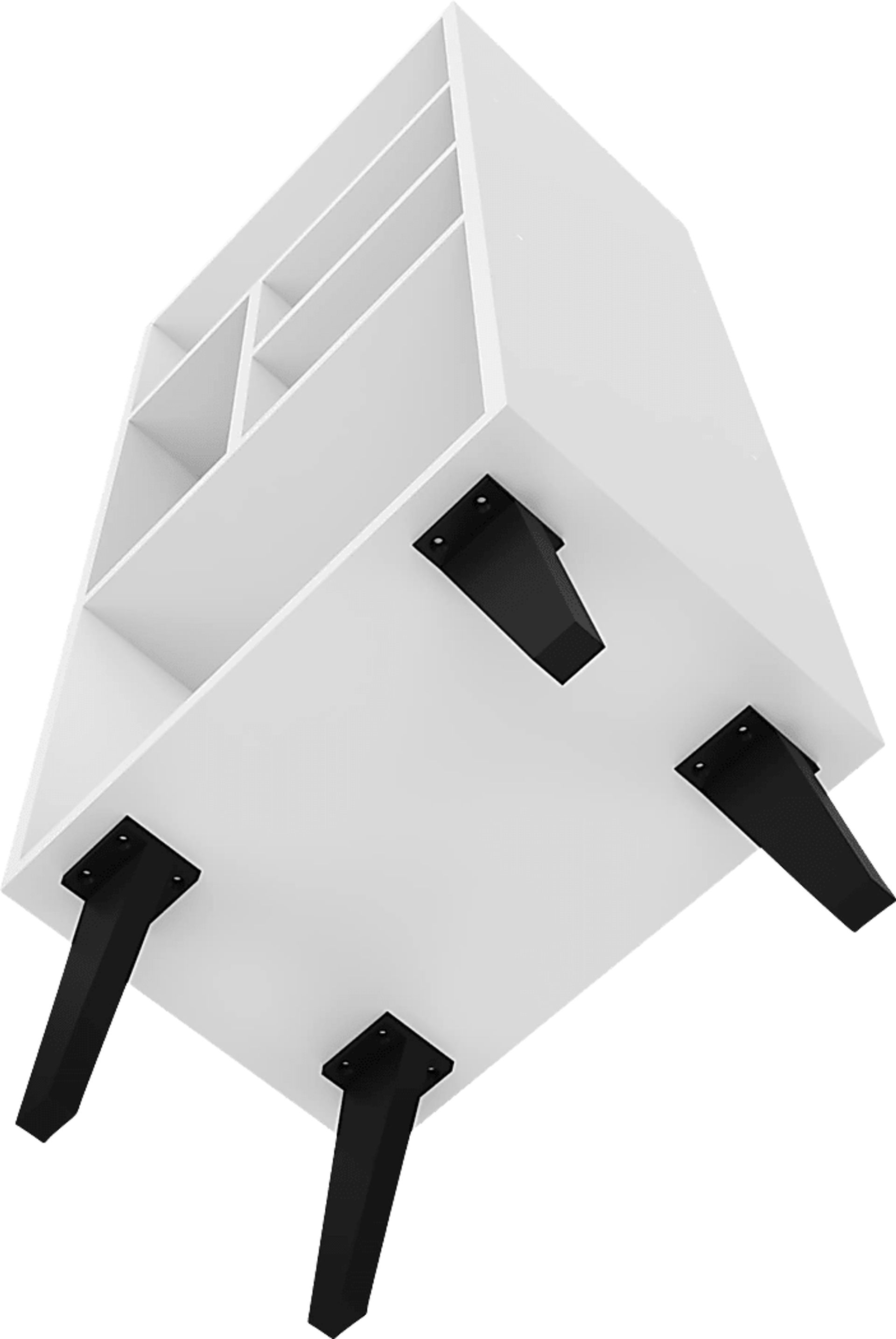 Viewbay White Bookcase - Image 5