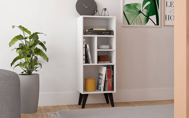 Viewbay White Bookcase - Thumbnail - Image 6