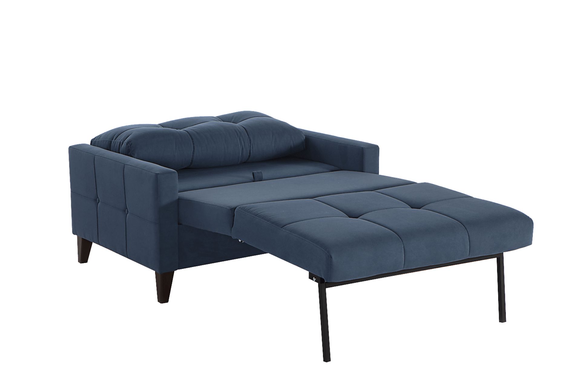 Viewridge Blue Sleeper Chair - Image 4
