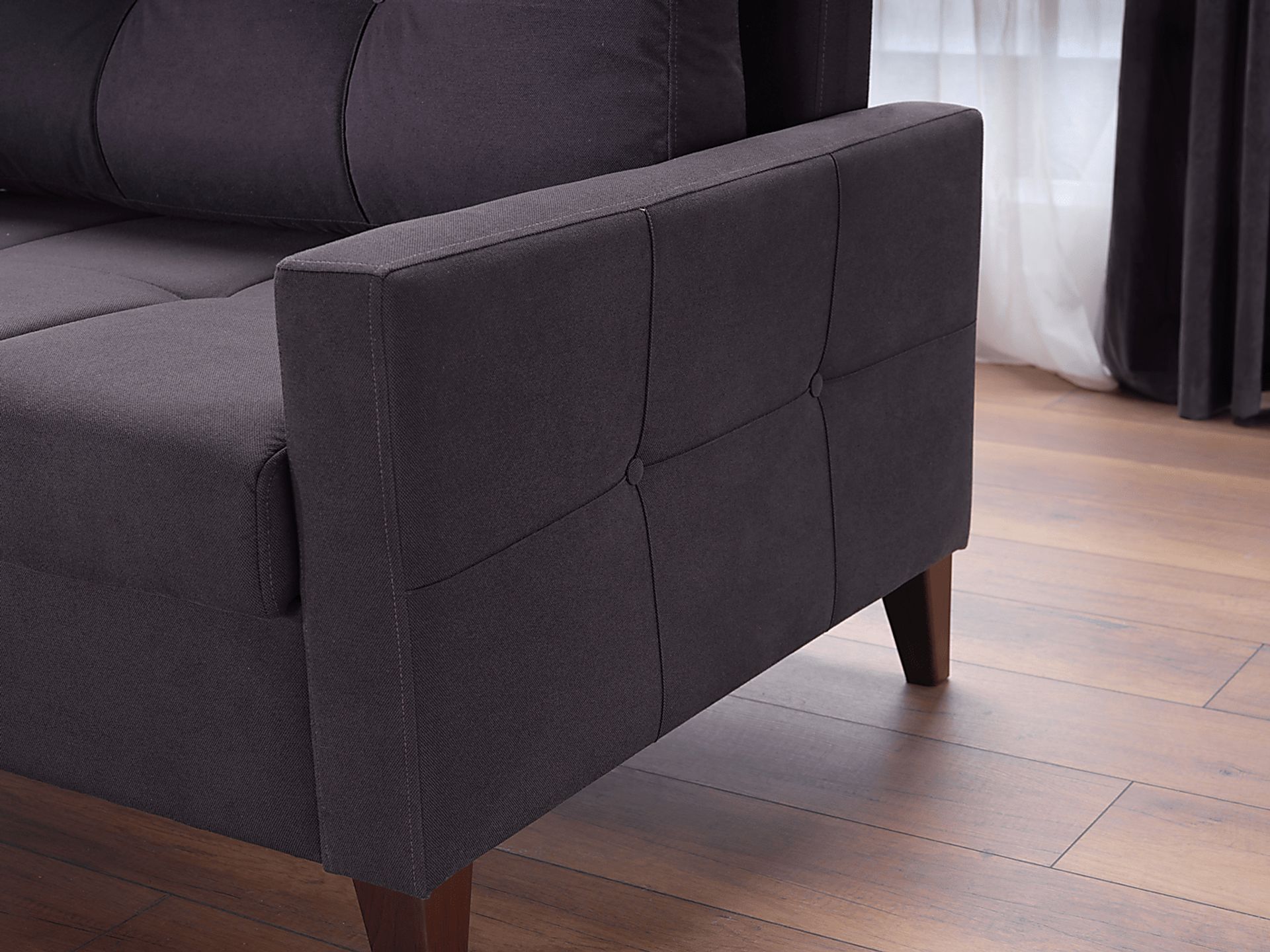 Viewridge Dark Gray Sleeper Chair - Image 6