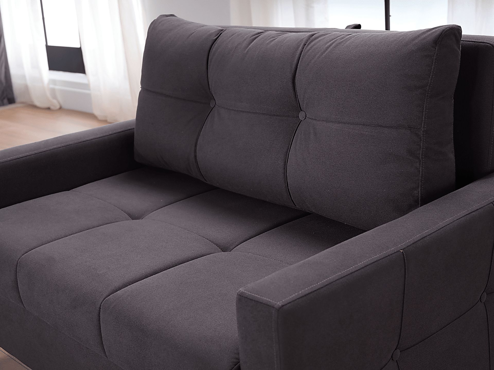Viewridge Dark Gray Sleeper Chair - Image 8